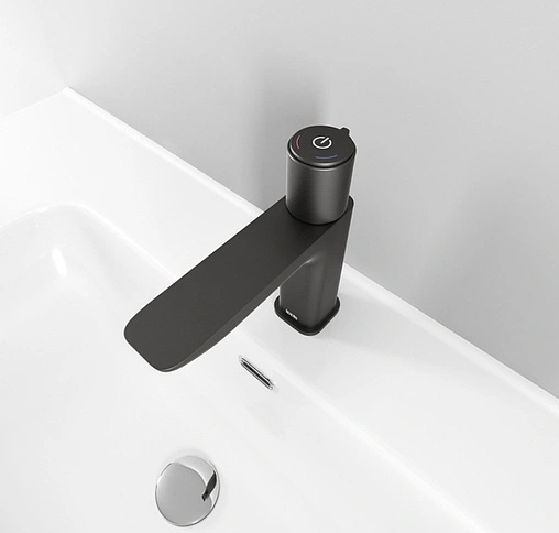 Смеситель для раковины IDDIS Slide графит SLIGMBTi01