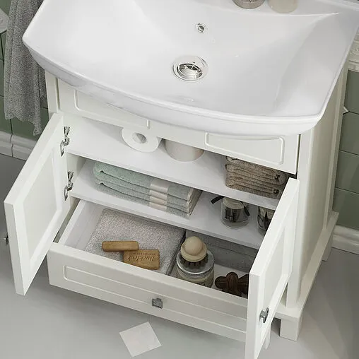 Тумба под умывальник напольная Opadiris Омега 65 слоновая кость 00-00003138