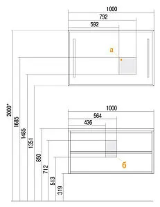 Зеркало с подсветкой Aquaton Отель 100 с подогревом 1A107402OT010 Зеркало с подсветкой Aquaton Отель 100 с подогревом 1A107402OT010, 2