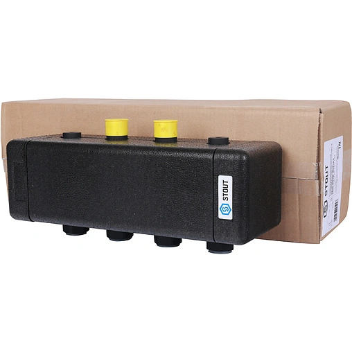 Коллектор распределительный 2 контура 1&quot;н x 1&quot;нг Stout SDG-0016-002502