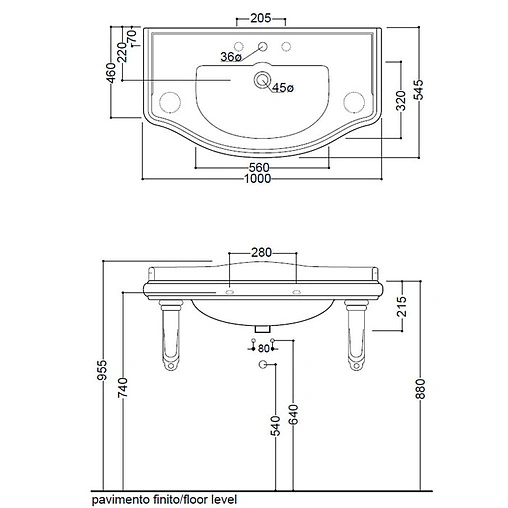 Кронтшейн Kerasan Retro белый 107901