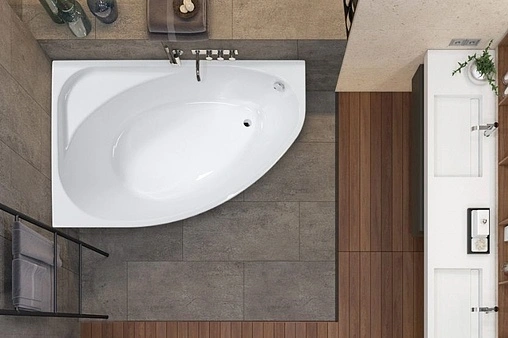 Ванна акриловая Vagnerplast Hapi 170x110 L VPBA170HAP3LX-04