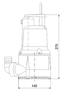 Насос дренажный Q=13м³/ч H=6.5м Grundfos KPC 24/7 270 98851058 Насос дренажный Q=13м³/ч H=6.5м Grundfos KPC 24/7 270 98851058, 2