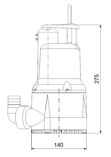 Насос дренажный Q=13м³/ч H=6.5м Grundfos KPC 24/7 270 98851058 Насос дренажный Q=13м³/ч H=6.5м Grundfos KPC 24/7 270 98851058