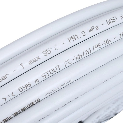 Труба металлопластиковая Stout 16 x 2.0 мм PE-Xb/AL/PE-Xb бухта 200м SPM-0001-201620