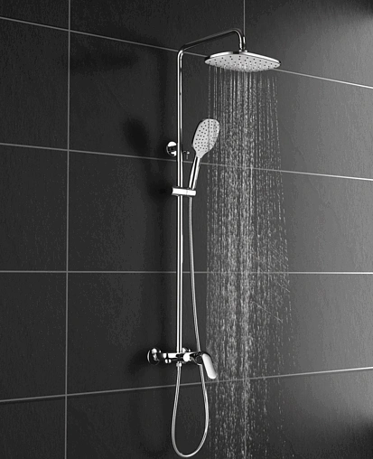 Душевая система со смесителем для ванны D&amp;K Venice.Gondola хром DA1023701B14