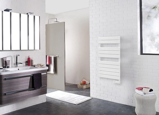 Полотенцесушитель электрический лесенка Atlantic Adelis 984x556 W 500W белый матовый 002238