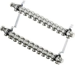 Группа коллекторная распределительная 12 отводов 1"нг x ¾"ек Oventrop Multidis SH 1407162 Группа коллекторная распределительная 12 отводов 1"нг x ¾"ек Oventrop Multidis SH 1407162, 1