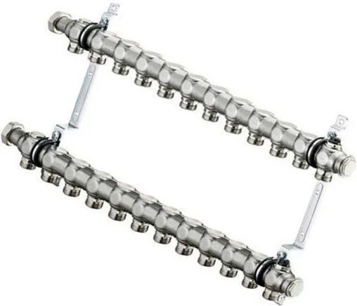 Группа коллекторная распределительная 12 отводов 1&quot;нг x ¾&quot;ек Oventrop Multidis SH 1407162