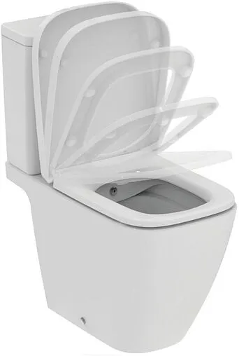 Унитаз-компакт безободковый с функцией биде Ideal Standard I.Life B RimLS+ белый T537101+T472301