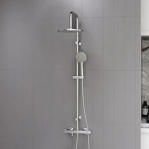 Душевая система с термостатом для ванны Dorff Futura хром D0710500