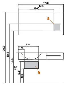 Зеркало с подсветкой Aquaton Отель 127 с подогревом 1A107802OT010, 2