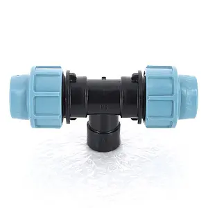 Тройник компрессионный переходной 25мм x ½&quot;в x 25мм Unidelta 1007025002, 3