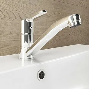 Смеситель для раковины Dorff Norma хром D1000000 Смеситель для раковины Dorff Norma хром D1000000, 3