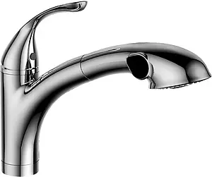 Смеситель для кухни с выдвижным изливом Lemark Intense хром LM5650C Смеситель для кухни с выдвижным изливом Lemark Intense хром LM5650C, 1