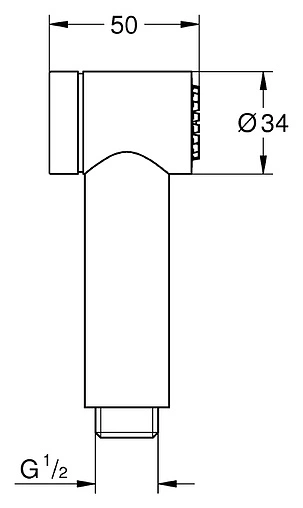 Гигиенический душ Grohe Sena Trigger Spray 35 хром 26328000