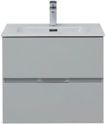 Тумба под умывальник подвесная Aquanet Алвита New 60 серый 00277512