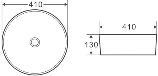 Раковина BelBagno 41 бежевый матовый BB1315-H316