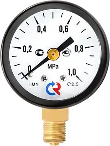 Манометр радиальный Росма ТМ-210Р.00 50мм 10 бар ¼&quot; 00000000597, 1