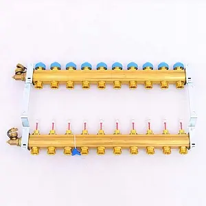 Группа коллекторная с расходомерами 10 отводов 1"в/в x ¾"ек Watts HKV/T 10004204 Группа коллекторная с расходомерами 10 отводов 1"в/в x ¾"ек Watts HKV/T 10004204, 5