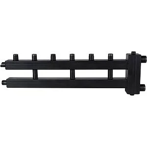 Распределительный коллектор 4 контура с гидрострелкой 1½"н x 1"н Rommer RDG-0018-014034 Распределительный коллектор 4 контура с гидрострелкой 1½"н x 1"н Rommer RDG-0018-014034, 3