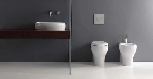 Биде напольное Kerasan K 09 белый 362101