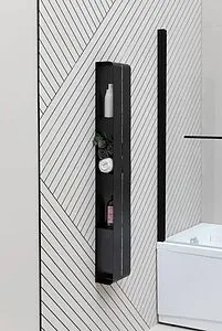 Полка Aquanet Магнум 130 чёрный матовый 00302228, 5