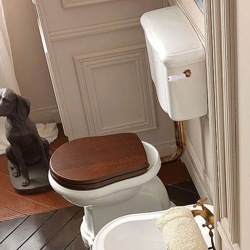 Унитаз со средним бачком Kerasan Retro белый 101101+107201+