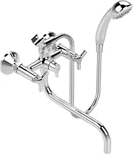 Смеситель для ванны с длинным изливом Vidima Trinity хром BA261AA, 1