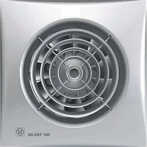 Вентилятор вытяжной Soler & Palau SILENT-100 CZ SILVER Вентилятор вытяжной Soler & Palau SILENT-100 CZ SILVER, 1