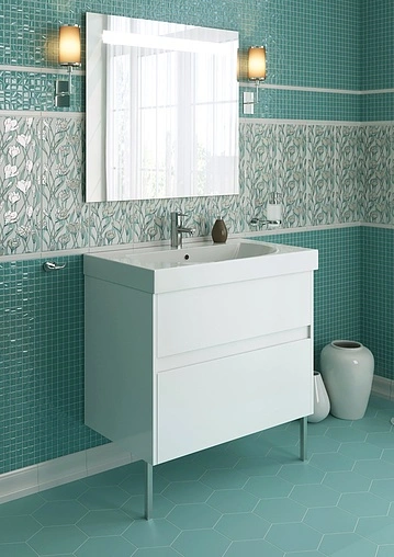 Тумба-умывальник напольная Kerama Marazzi Buongiorno 60 белый BGN.60.2\WHT+BG.wb.60