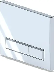 Клавиша смыва для унитаза Ани Пласт WP1410 хром глянцевый Клавиша смыва для унитаза Ани Пласт WP1410 хром глянцевый, 1