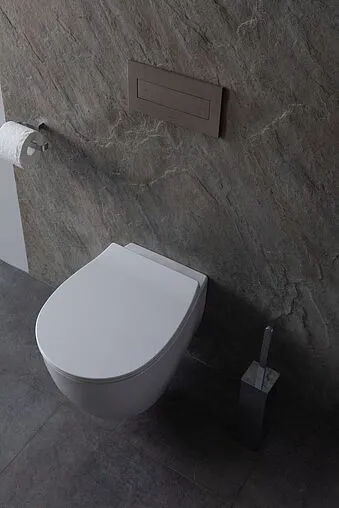 Унитаз подвесной безободковый с функцией биде и встроенным смесителем Allen Brau Fantasy белый 4.11HC1.20