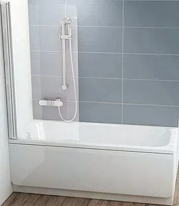 Шторка на ванну 800мм прозрачное стекло Ravak Chrome CVS1 80 L 7QL40100Z1 Шторка на ванну 800мм прозрачное стекло Ravak Chrome CVS1 80 L 7QL40100Z1, 1