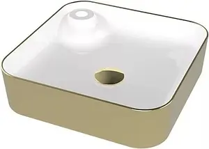 Раковина Bien Flame 43 золото/белый FALG04302FD1G2000 Раковина Bien Flame 43 золото/белый FALG04302FD1G2000, 1