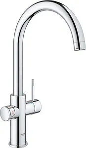 Смеситель для кухни с фильтром и встроенным нагревом воды Grohe Red II Duo хром 30079001, 3