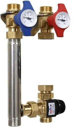 Насосный модуль с термостатическим смесительным клапаном 1&quot;н х 1&quot;н WATTS FlowBox HKF20 10084593 без насоса