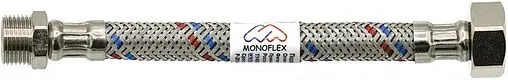 Гибкая подводка Monoflex Standart SS 12мм 0.8м x ½&quot;в x ½&quot;н Н01190