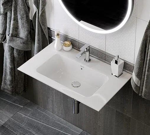 Раковина Kerama Marazzi Piano 75 белый PI.wb.75 Раковина Kerama Marazzi Piano 75 белый PI.wb.75