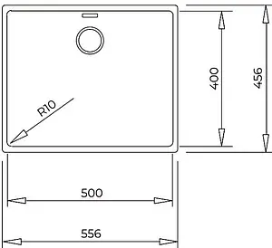 Мойка кухонная Teka Radea R10 50.40 M-TG тёмно-серый 115230052 Мойка кухонная Teka Radea R10 50.40 M-TG тёмно-серый 115230052, 2