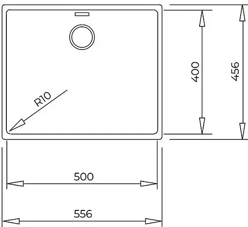 Мойка кухонная Teka Radea R10 50.40 M-TG тёмно-серый 115230052