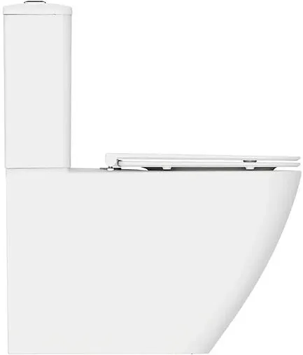 Унитаз-компакт безободковый Allen Brau Liberty 3 Tornado белый 4.33013.20+4.33014.20