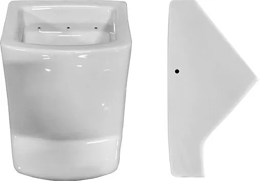 Писсуар со скрытым подводом воды ISVEA Purita белый 10PL92002SV-DS