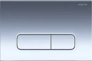 Клавиша смыва для унитаза Aquatek KDI-0000016 хром глянцевый Клавиша смыва для унитаза Aquatek KDI-0000016 хром глянцевый, 1