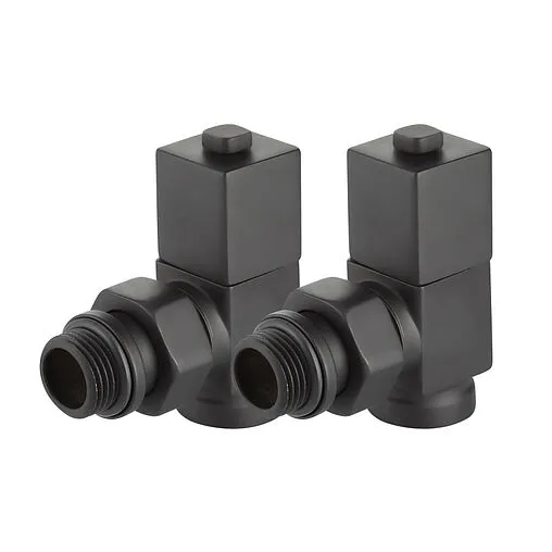 Комплект вентилей запорных угловых ½" в/н Royal Thermo Cube черный RTE 56.0009 Комплект вентилей запорных угловых ½" в/н Royal Thermo Cube черный RTE 56.0009