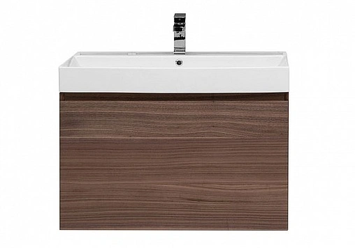 Тумба под умывальник подвесная Aquanet Нью-Йорк 85 орех 00203947