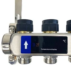 Группа коллекторная с расходомерами 6 отводов 1&quot;в/в x ¾&quot;ек WAAG WG.589.0606, 5