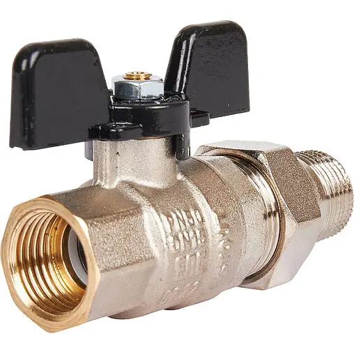 Кран шаровый с американкой ½"в x ½"н Stout SVB-0007-000015