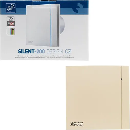 Вентилятор вытяжной Soler &amp; Palau SILENT-200 CZ IVORY DESIGN 4C