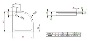 Поддон для душа Radaway Siros A800 SBA8817-1 Поддон для душа Radaway Siros A800 SBA8817-1, 3
